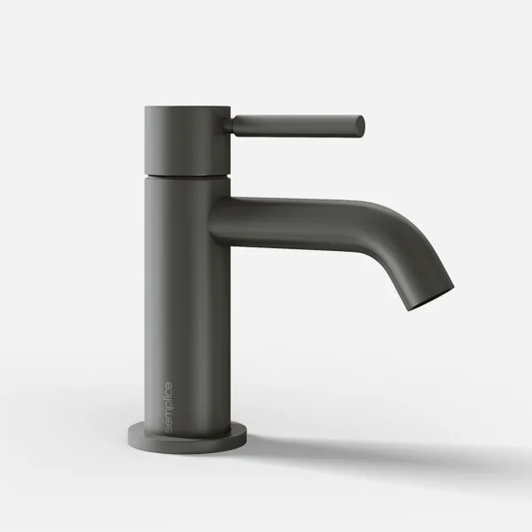 Semplice SHV401 - 1-grepps tvättställsblandare, PVD Matt Gun Metal