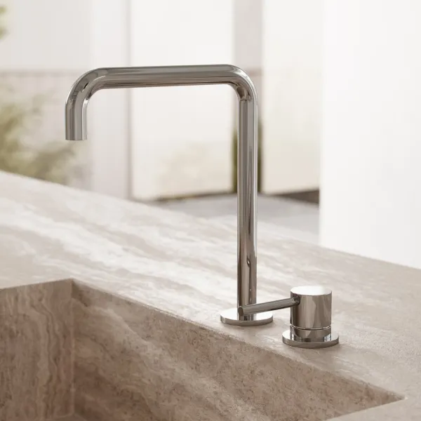 Semplice SHV405 S04 - Köksblandare med svängbar pip, Krom