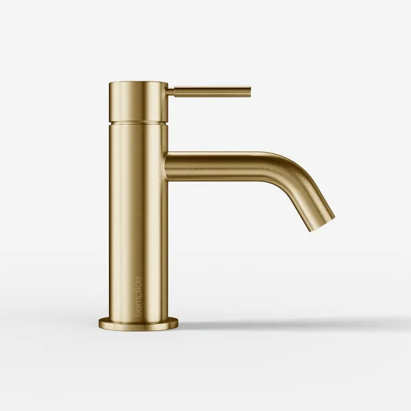 Semplice SHV501 - Tvättställsarmatur S-storlek, PVD Borstad Mässing