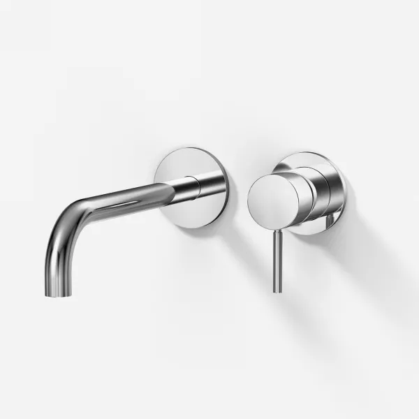 Semplice SHV502 - Engreppsblandare för tvättställ, 22 cm pip, Krom