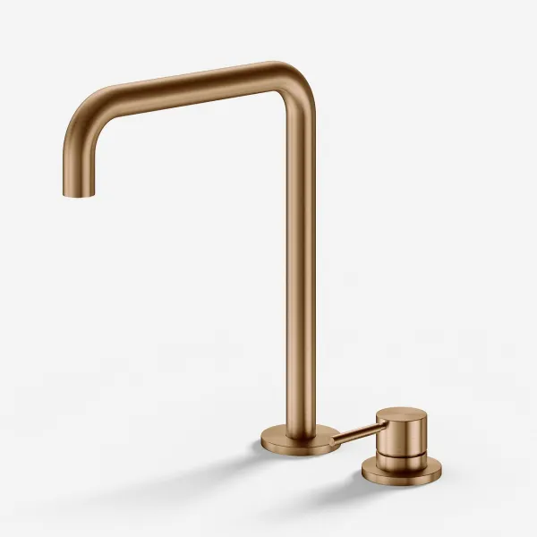 Semplice SHV505 S04 - Köksblandare med svängbar pip, PVD borstad koppar