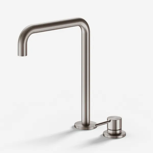 Semplice SHV505 S04 - Köksblandare med svängbar pip, PVD borstat stål