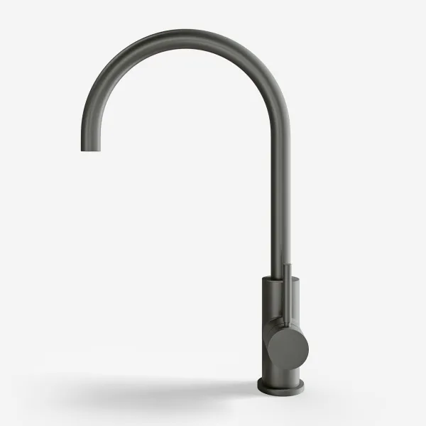 Semplice SKV101 - Kök inkl. köksblandare Ø22-pip, PVD matt gunmetall