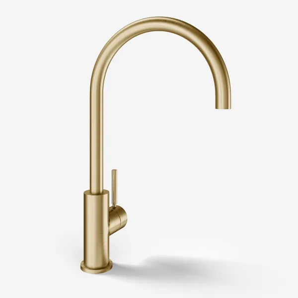 Semplice SKV101 - Köksblandare, Ø22-pip, PVD borstad mässing