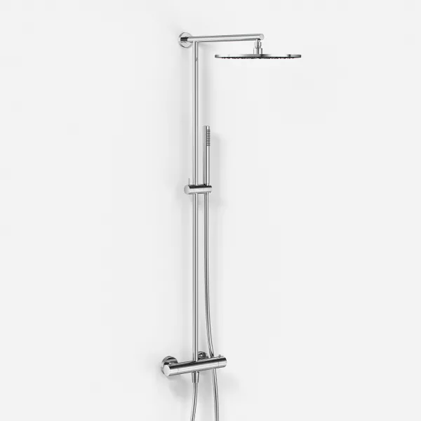 Semplice SRL10 S03 - Termostatset, Rain DeLuxe RHB30, Ø30 cm, Krom