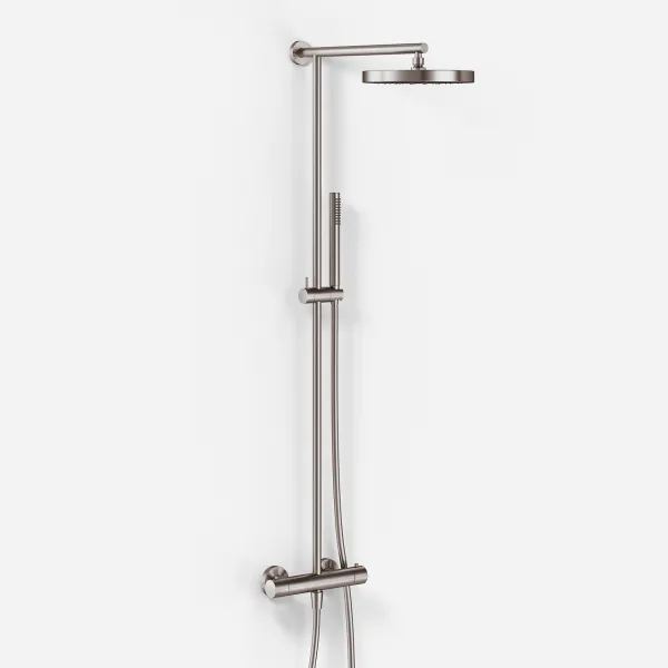 Semplice SRL10 - Termostatsats, XL Rain DeLux Ø24 m/EasyClean, PVD borstat stål