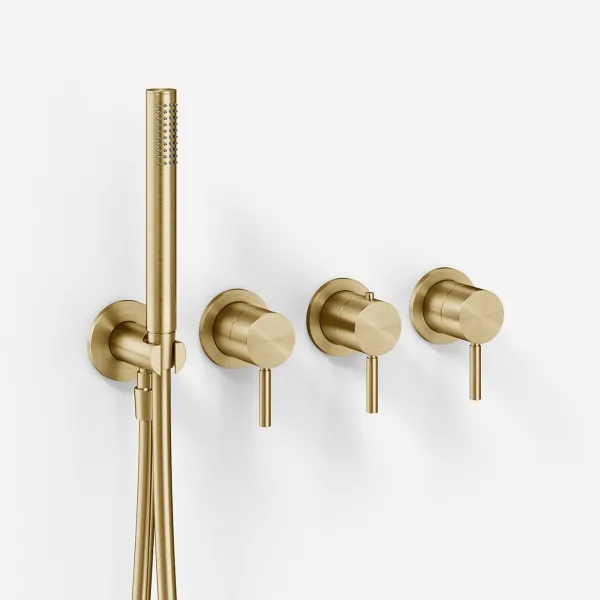 Semplice STB801 - Termostatsats, PVD Borstad Mässing