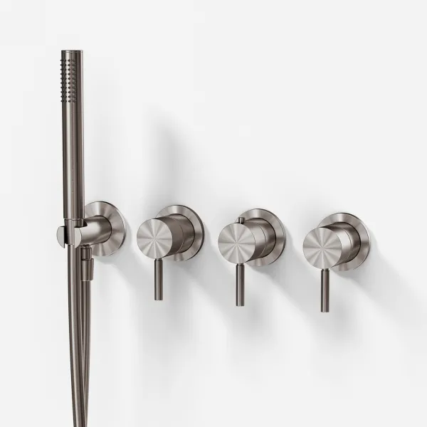 Semplice STB801 - Termostatsats, PVD borstat stål