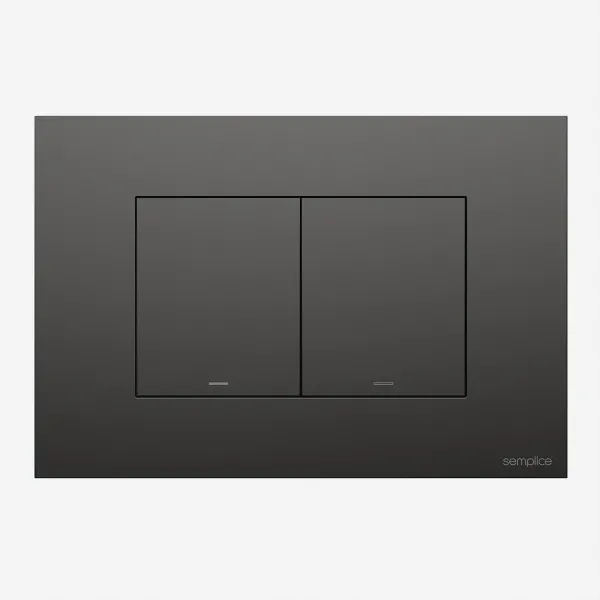 Semplice SX-K2 - Spolplatta, PVD Matt Gun Metal