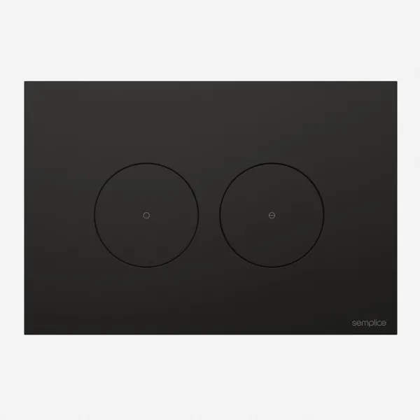 Semplice SX-O1 - DuoLux-O Spolplatta för dubbelspolning, Mattsvart