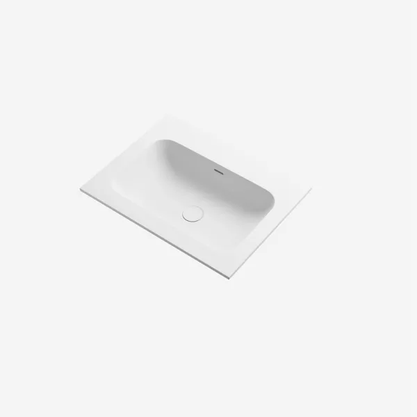 Pulcher® Soft 60 - Bänkskiva för tvättställ 60x46