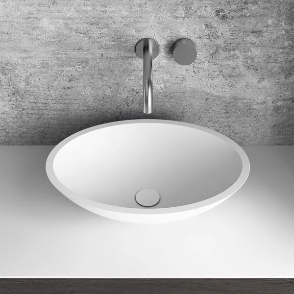 Spoon 52 - 52x38 Handfat, Matt vit SolidTec®