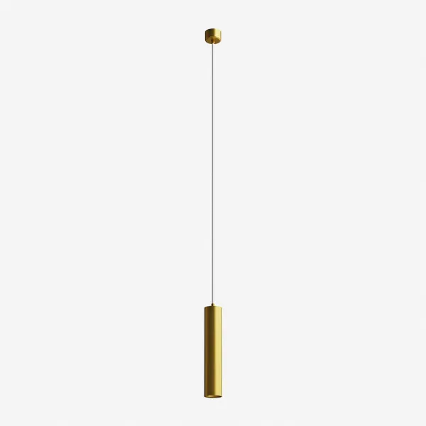 Tube Light 300XL - Ø60x300 mm., LED-pendel, Matt guld