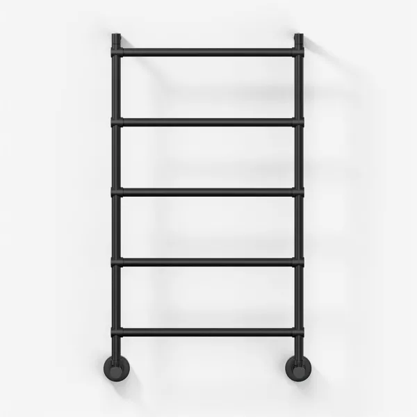 Vetro DeLuxe 442/5 - Vattenburen lyxig handduksvärmare, matt svart