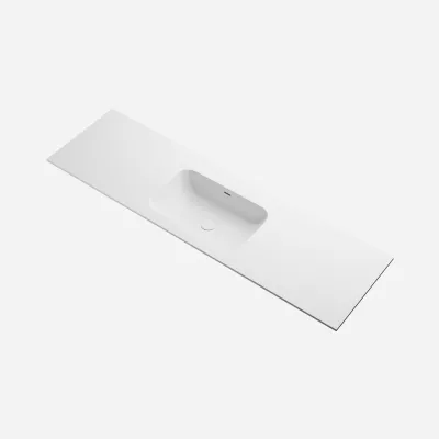 Pulcher® Soft 160M - Bänkskiva för tvättställ 160x46