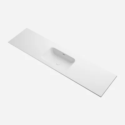 Pulcher® Soft 180M - Bänkskiva för tvättställ 180x46