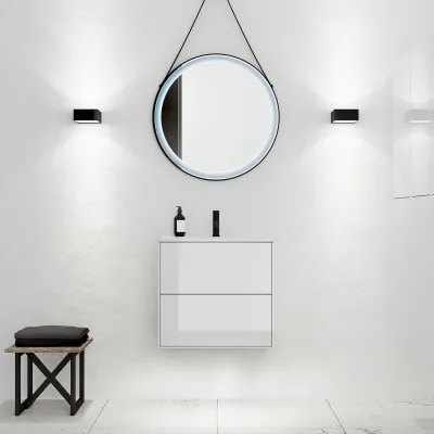 ArkiLife® Cobus ACC6036 - 61x36, Compact Slim Design med porslinstvättställ