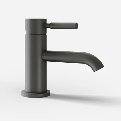 Semplice SHV101 - 1-grepps tvättställsblandare, PVD Matt Gun Metal