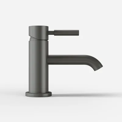 Semplice SHV101 - 1-grepps tvättställsblandare, PVD Matt Gun Metal