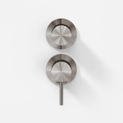 Semplice SBR901 - 1-grebs brusebatteri - PVD borstat stål