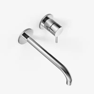 Semplice SHV502 - Engreppsblandare för tvättställ, 22 cm pip, Krom