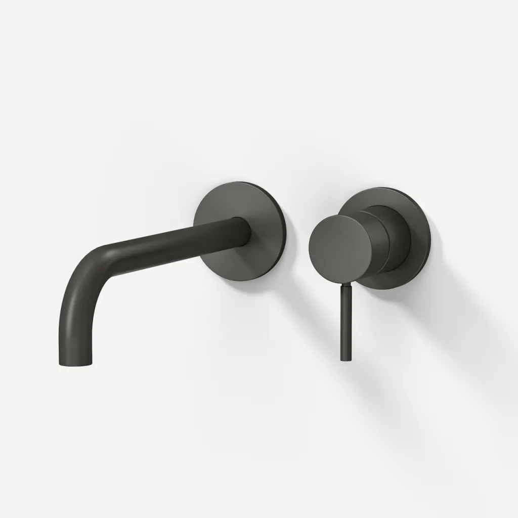Semplice SHV502 - 1-grepps tvättställsarmatur, 22 cm pip, PVD matt gunmetall
