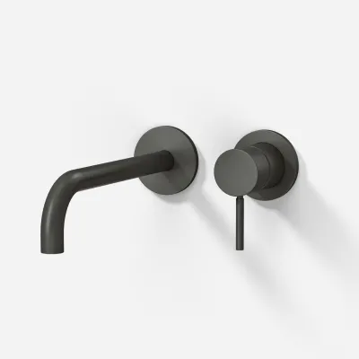 Semplice SHV502 - 1-grepps tvättställsarmatur, 22 cm pip, PVD matt gunmetall