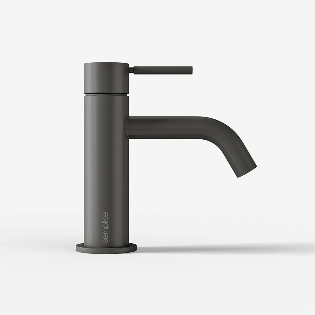 Semplice SHV501 - Tvättställsarmatur S-storlek, PVD Matt Gun Metal