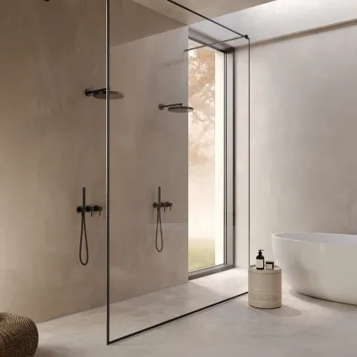 Semplice SBR801 S02 - XXL Rain DeLux Ø28 cm, Mattsvart