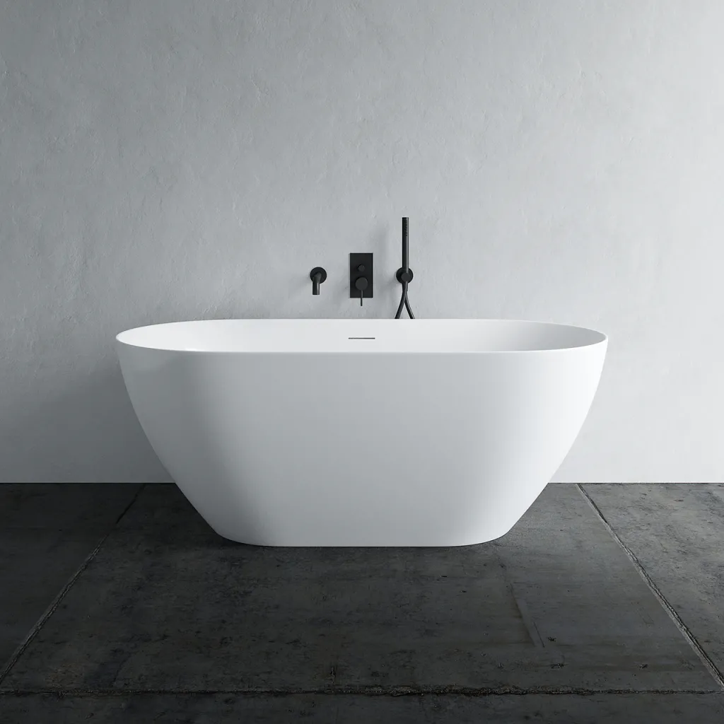 Coco 150 - Badkar 150x72 cm, Slim Design, Blank Vit