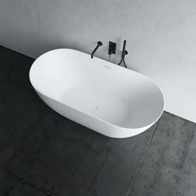 Coco 150 - Badkar 150x72 cm, Slim-Design, Matt Vit