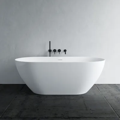 Coco 170 - 170x75 cm Badkar, Slim Design, Glansigt Vit