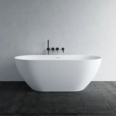 Coco 170 - 170x75 cm Badkar, Slim Design, Matt Vit