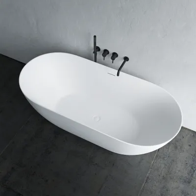 Coco 170 - 170x75 cm Badkar, Slim Design, Matt Vit