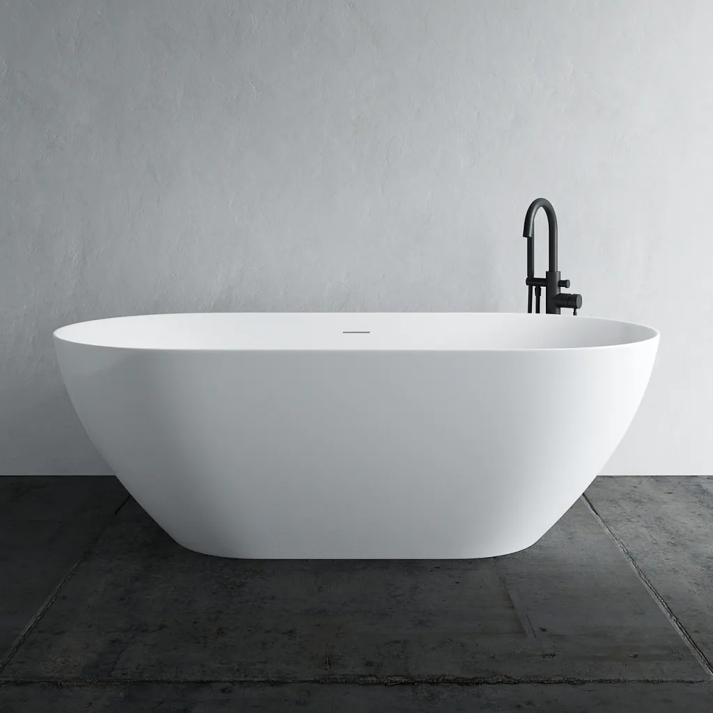 Coco 178 - 178x78 cm Badkar, Slim design, glansigt vit