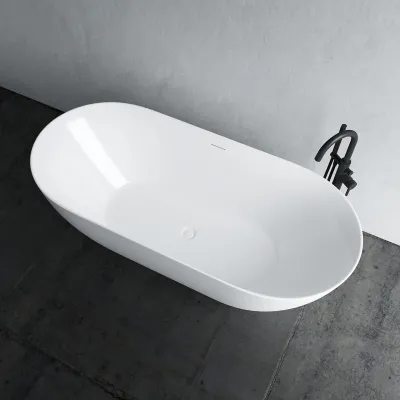 Coco 178 - 178x78 cm Badkar, Slim design, glansigt vit