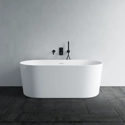 Takai 150 - 150x70 cm Badkar, Slim Design, Blank Vit