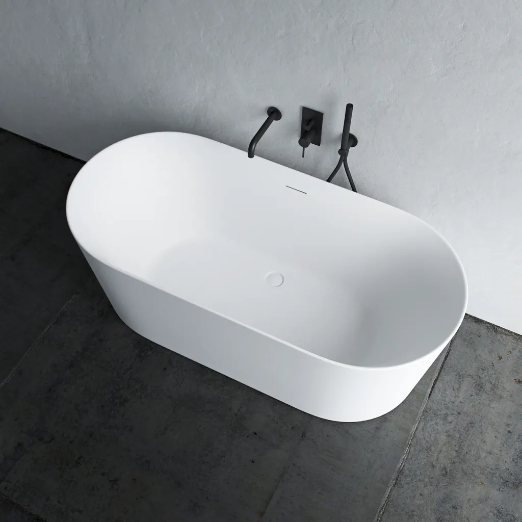 Takai 150 - 150x70 cm Badkar, Slim Design, Matt Vit