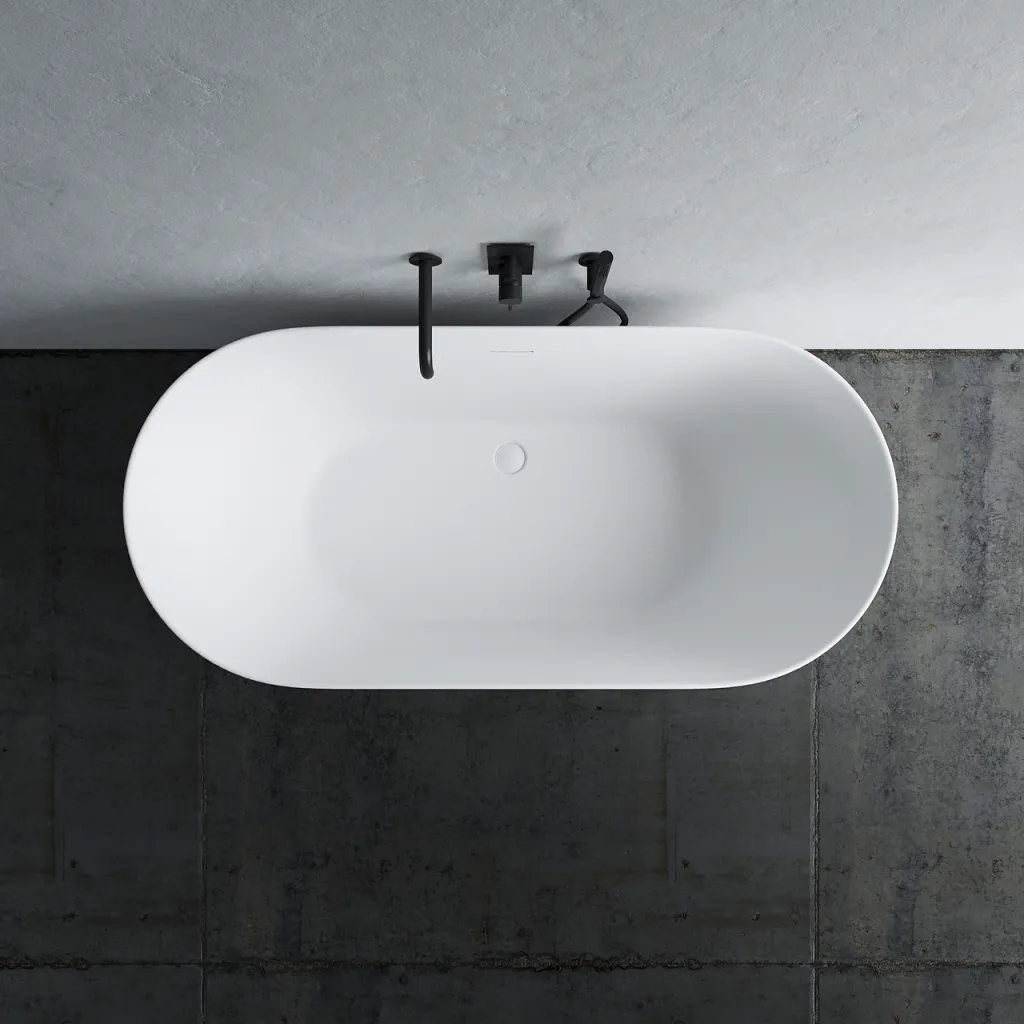 Takai 150 - 150x70 cm Badkar, Slim Design, Matt Vit