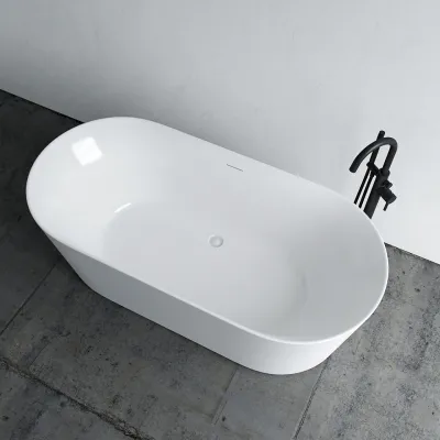Takai 170 - 170x80 cm Badkar, Slim Design, Blank Vit
