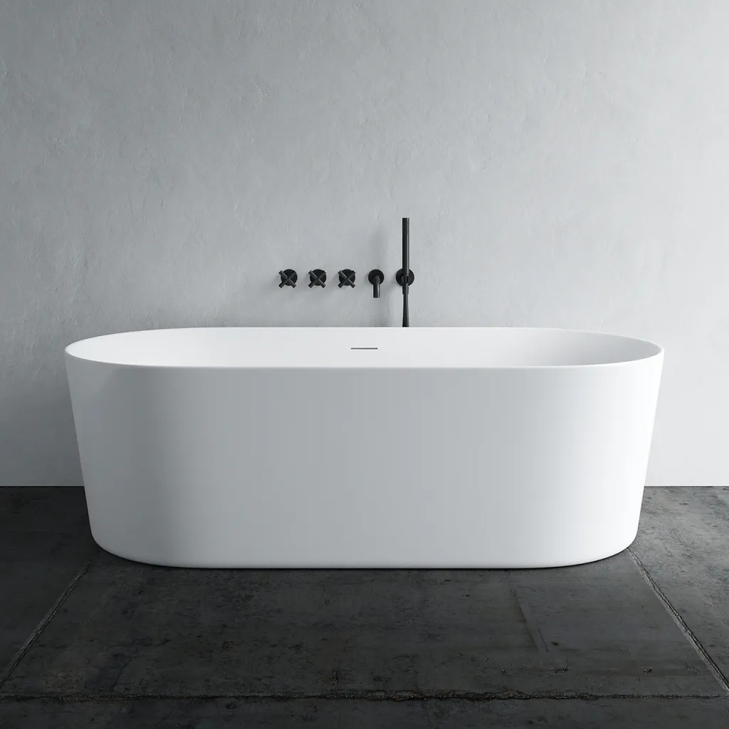 Takai 178 - 178x80 cm Badkar, Slim Design, blank vit