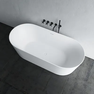 Takai 178 - 178x80 cm Badkar, Slim Design, Matt vit