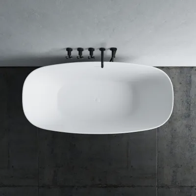 Chic 150 - Badkar 150x72 cm, Slim Design, Matt vit