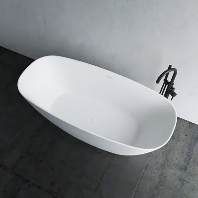 Chic 170 - 170x78 cm Badkar, Slim Design, Matt Vit