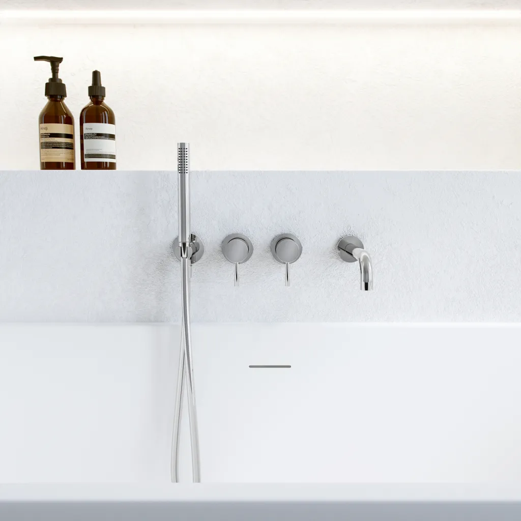Semplice SBR801 S11 - Badkar/dusch, krom