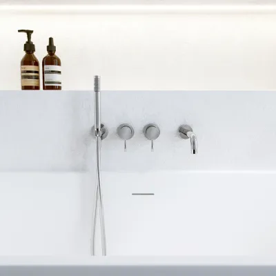 Semplice SBR801 S11 - Badkar/dusch, krom