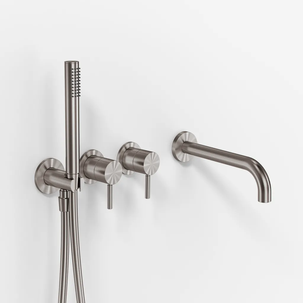 Semplice SBR801 S11 - Badkar/dusch, PVD borstat stål 