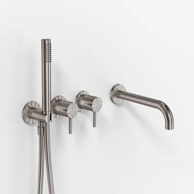 Semplice SBR801 S11 - Badkar/dusch, PVD borstat stål 
