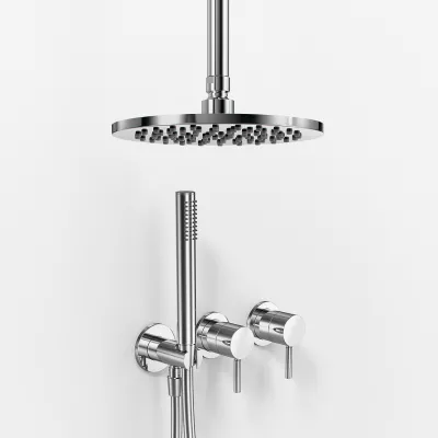 Semplice SBR801 S08 - Ø20 cm, Tak, Krom 