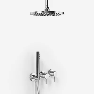 Semplice SBR801 S08 - Ø20 cm, Tak, Krom 